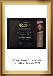 BW Applause Experiential Marketing Awards 2022