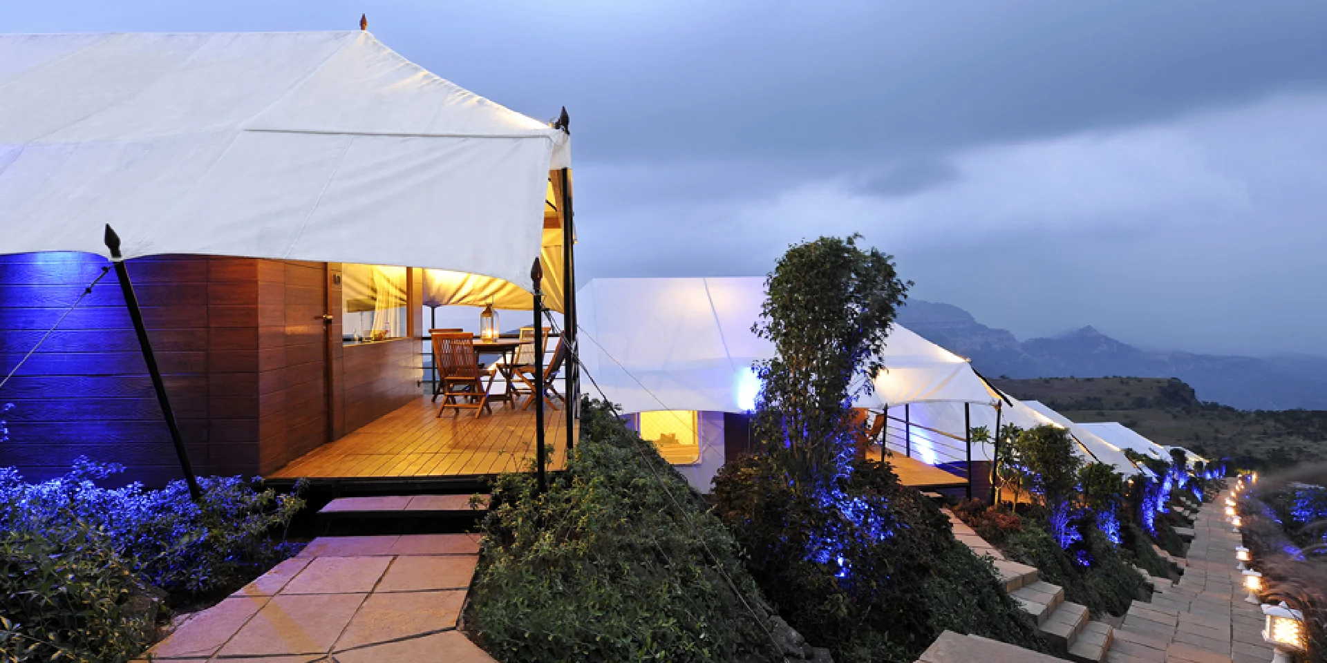 Camp Della Resort | Luxurious hill-side tents